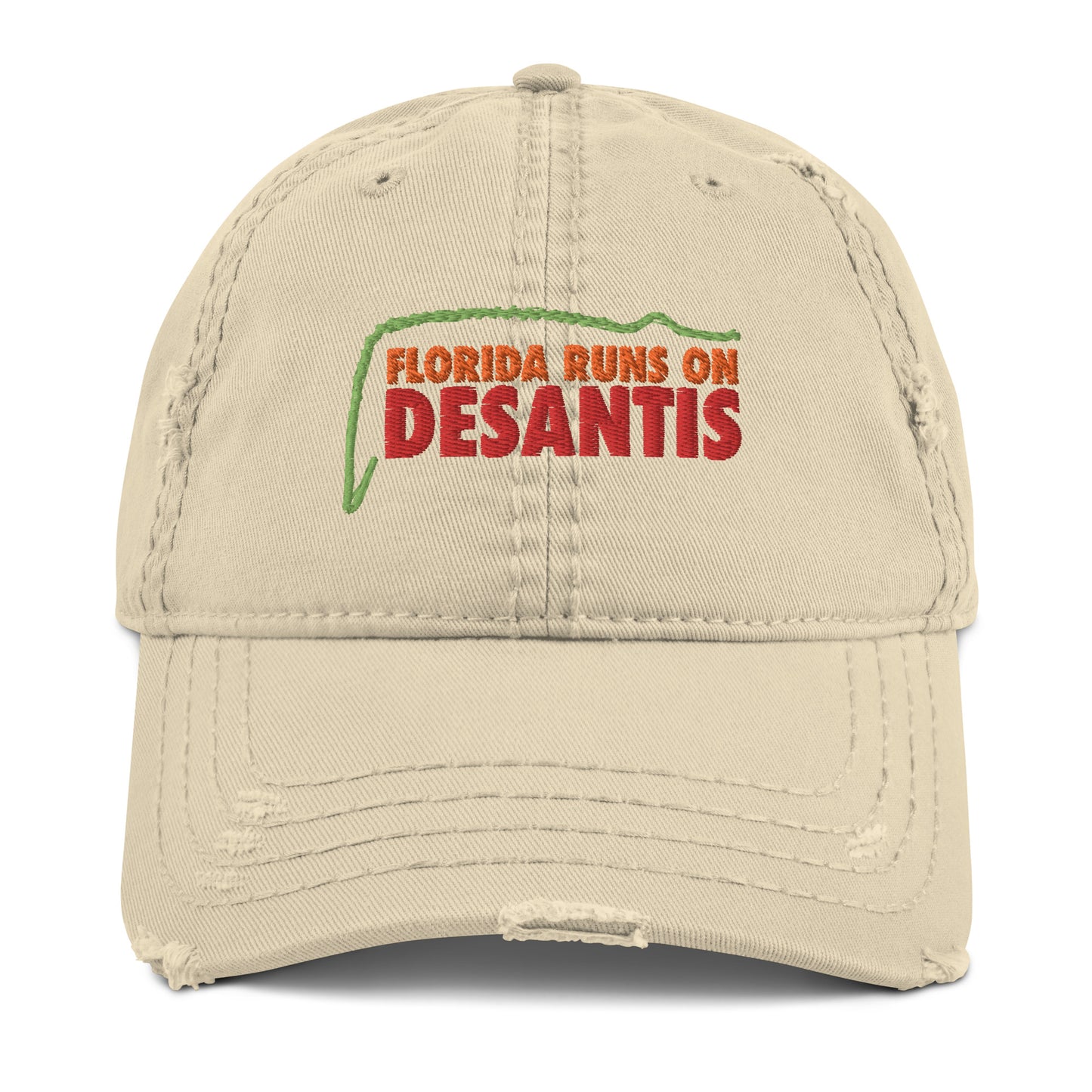 Florida Runs On DeSantis Distressed Dad Hat