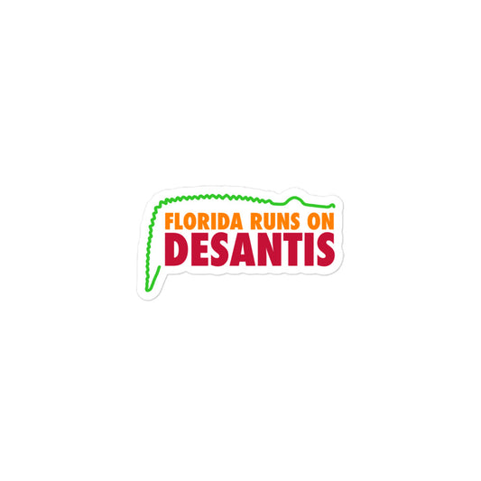Florida Runs On DeSantis Sticker